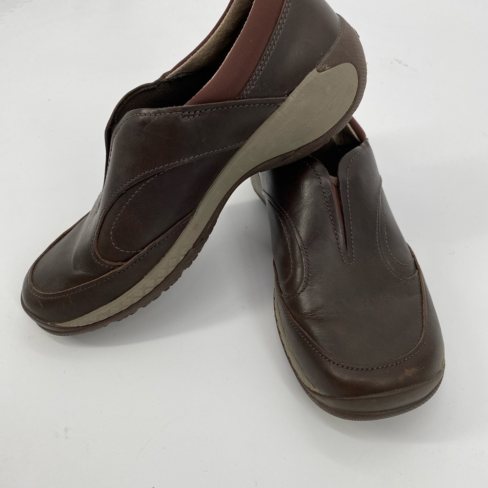 Merrell Encore Q2 Moc Slip On Casual Leather Shoes Womens Size 7M Espresso